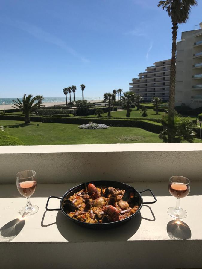 Appartement T2 Vue Mer, Plage A 50M, Avec Garage Prive. à Canet-en-Roussillon Extérieur photo